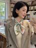 上海故事100%桑蚕丝真丝丝巾女士小方巾披肩送妈妈送长辈礼物 实拍图