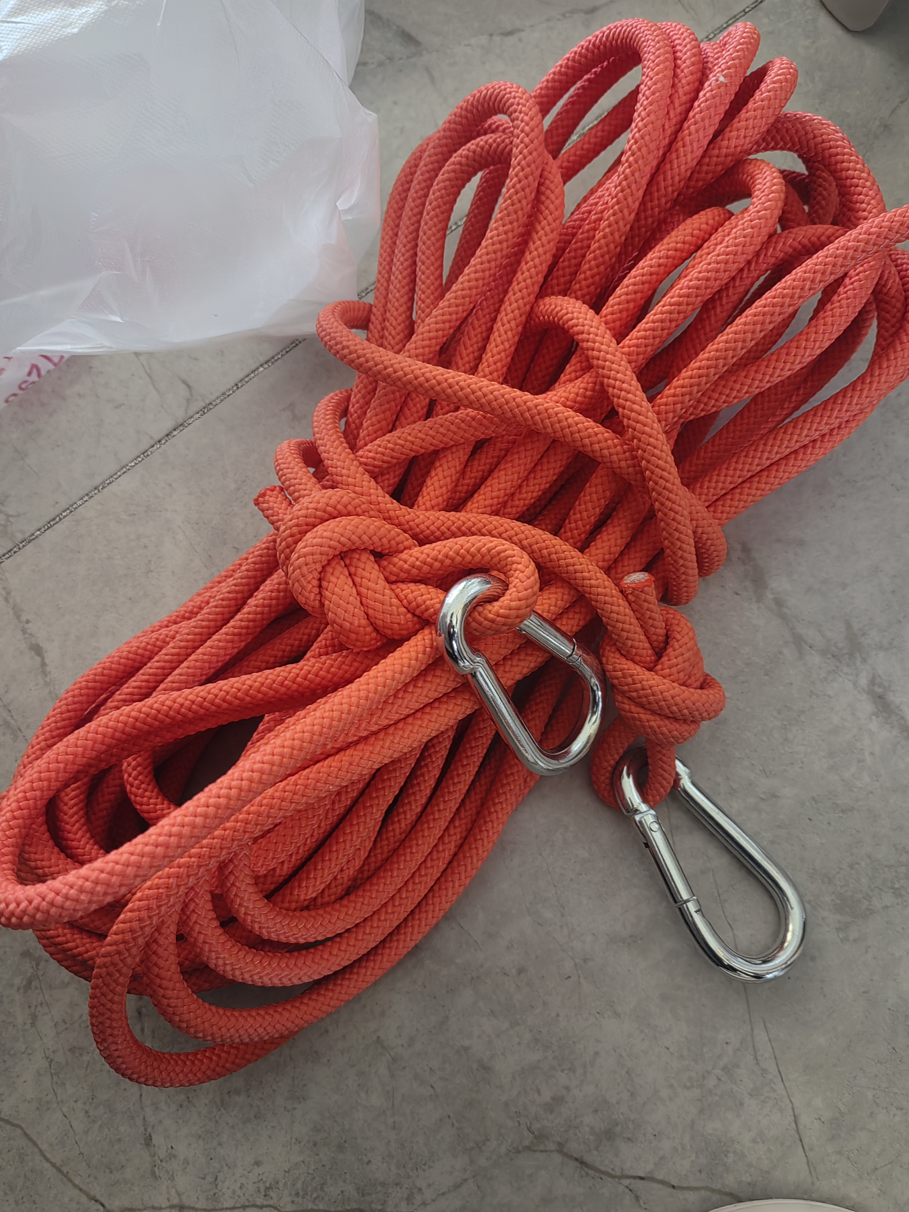 坎乐户外加粗晾衣绳室外晒被子神器防滑防风旅行车载天台挂衣服攀岩绳 实拍图