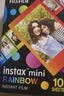 INSTAX富士instax立拍立得 mini相纸 彩虹单包10张+磁吸二合一相框 实拍图