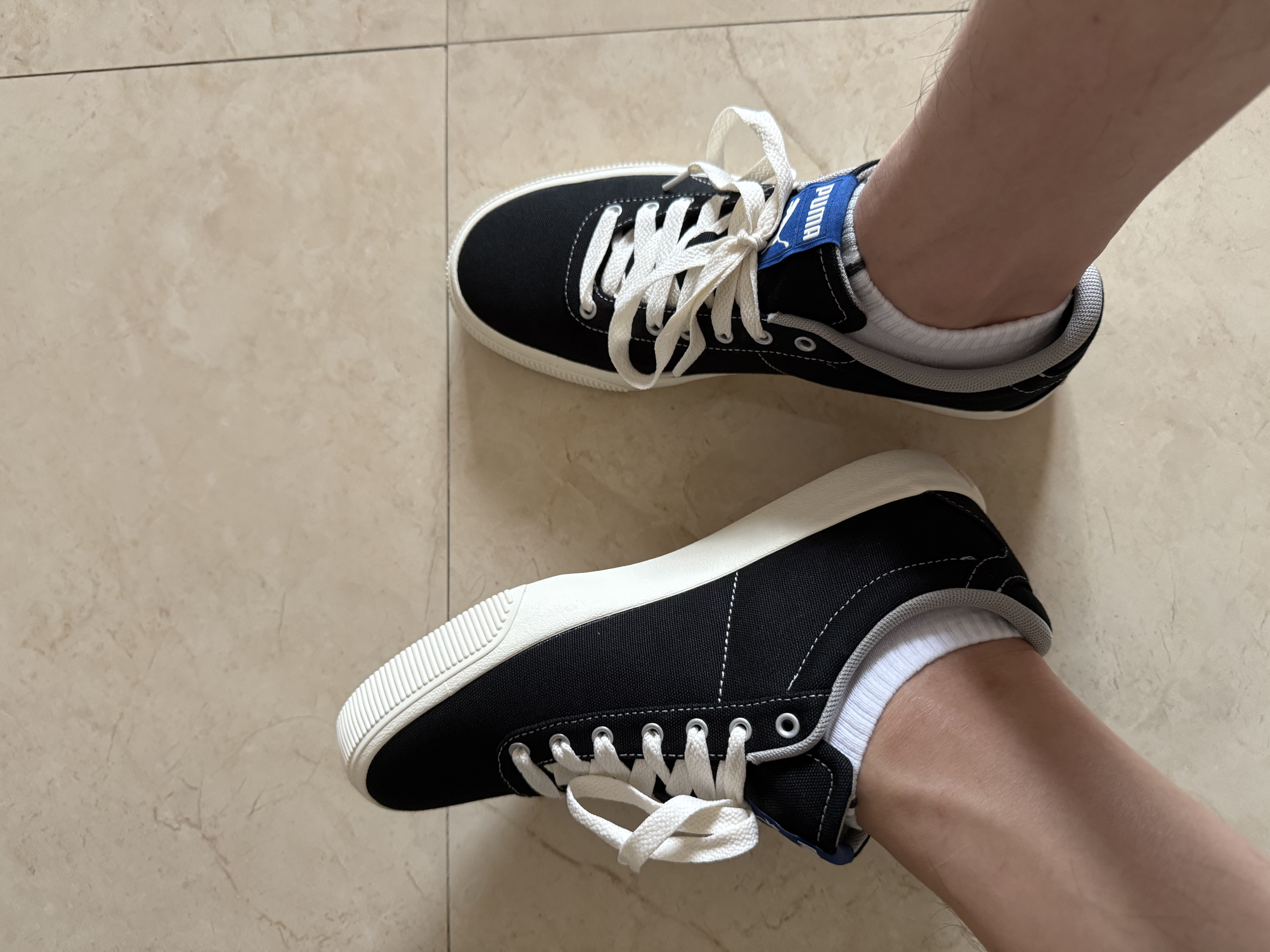 彪马PUMA 复古透气帆布板鞋男女款运动休闲鞋IV-60 390425 40 实拍图