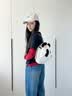 维尼小象大熊猫玩偶公仔包包双肩包斜挎包毛绒玩具背包送女生中秋节礼物 实拍图