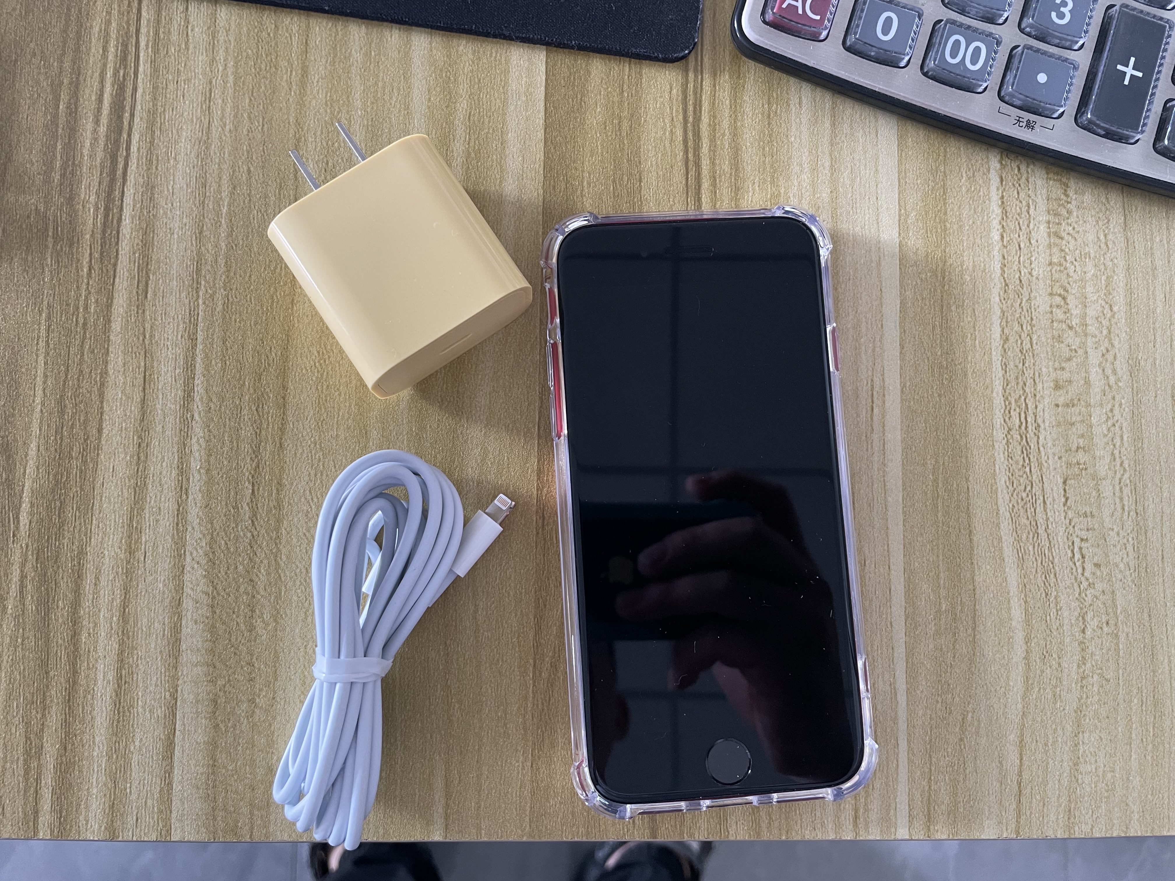 ESCASE 苹果8/7手机壳iPhone se2/8/7保护套 4.7英寸全包防摔壳 双料抗摔抗黄变 德国拜耳进口 高透TPU 实拍图