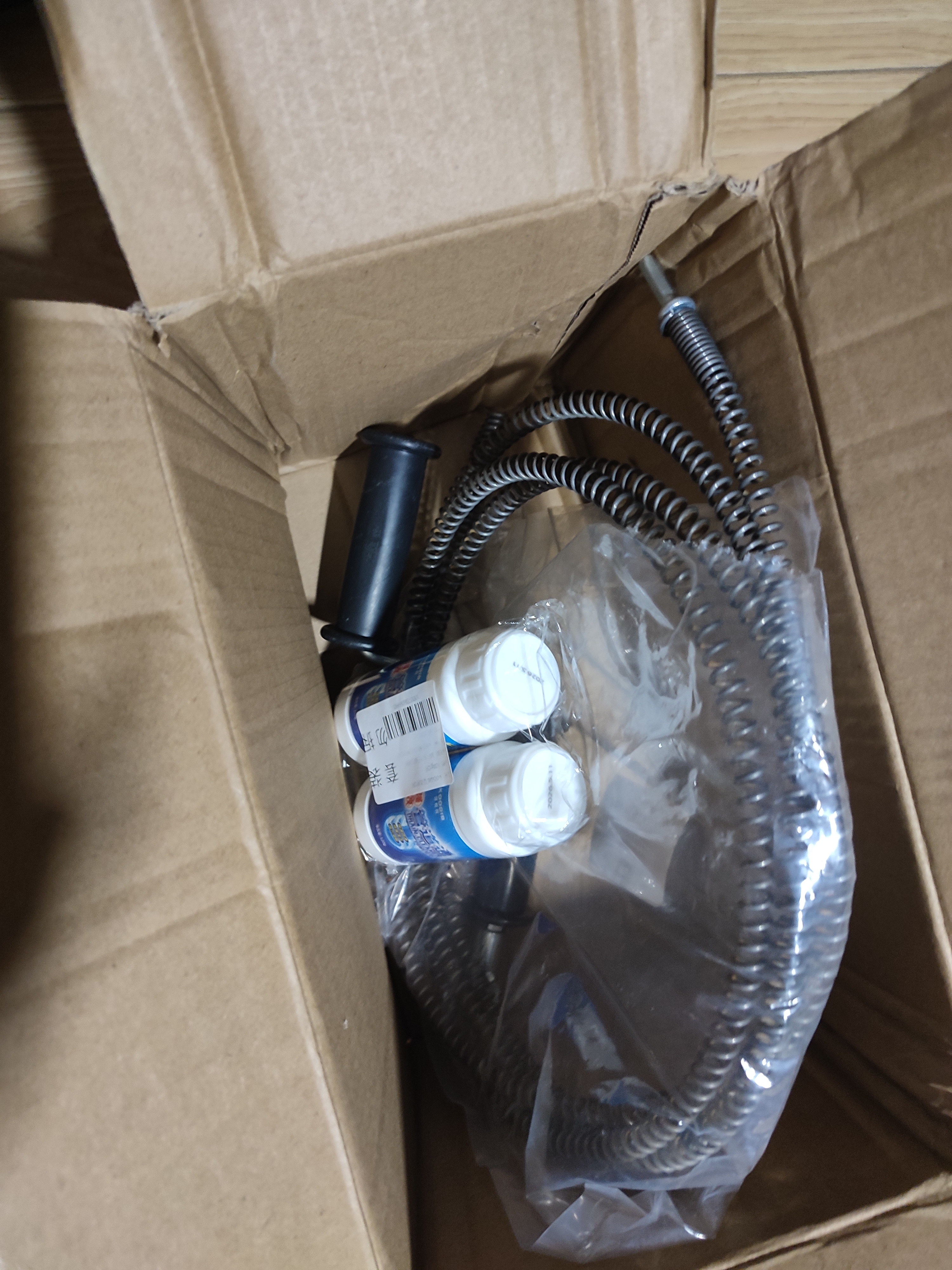 KOOGIS下水道疏通器管道疏通器电动厨房厕所马桶疏通加长弹簧3米两用款 实拍图