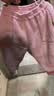 嘟嘟家【抗静电】儿童裤子冬季加厚宝宝长裤春冬男童童装女童秋装 粉色 100 实拍图