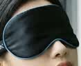 TA真丝眼罩桑蚕丝睡眠睡觉专用遮光重力深睡透气男女士助眠午睡黑色 实拍图