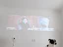 大眼橙C3 Ultra看球王【120Hz高刷 】【1070CVIA】高亮云台投影仪家用超高清卧室投影机影院看球MT9669 实拍图