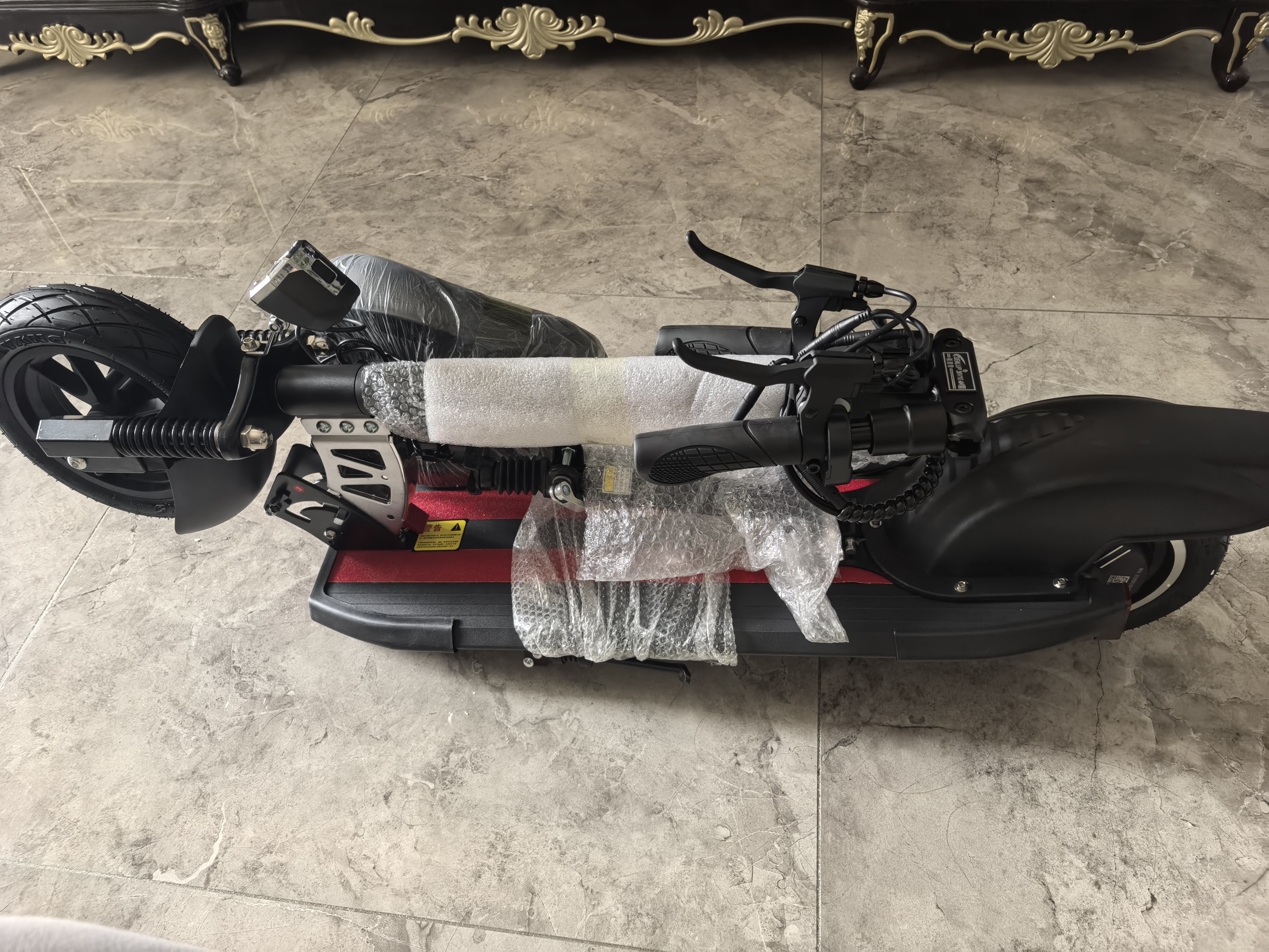 希洛普（SEALUP） 锂电池电动滑板车 便携可折叠电动车 代驾两轮代步车迷你电动车 36V黑/国家3C金宇星电机/朝阳防爆真空胎/约30km 实拍图