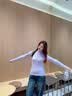 蕉内【明星同款】热皮501+女士肌底衣保暖内衣秋衣打底衫新款上衣 实拍图