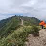 三峰出 三峰雨衣 三峰户外登山徒步 轻量化 男女通用雨衣 袖子款 210T活力橙M码袖子款 实拍图