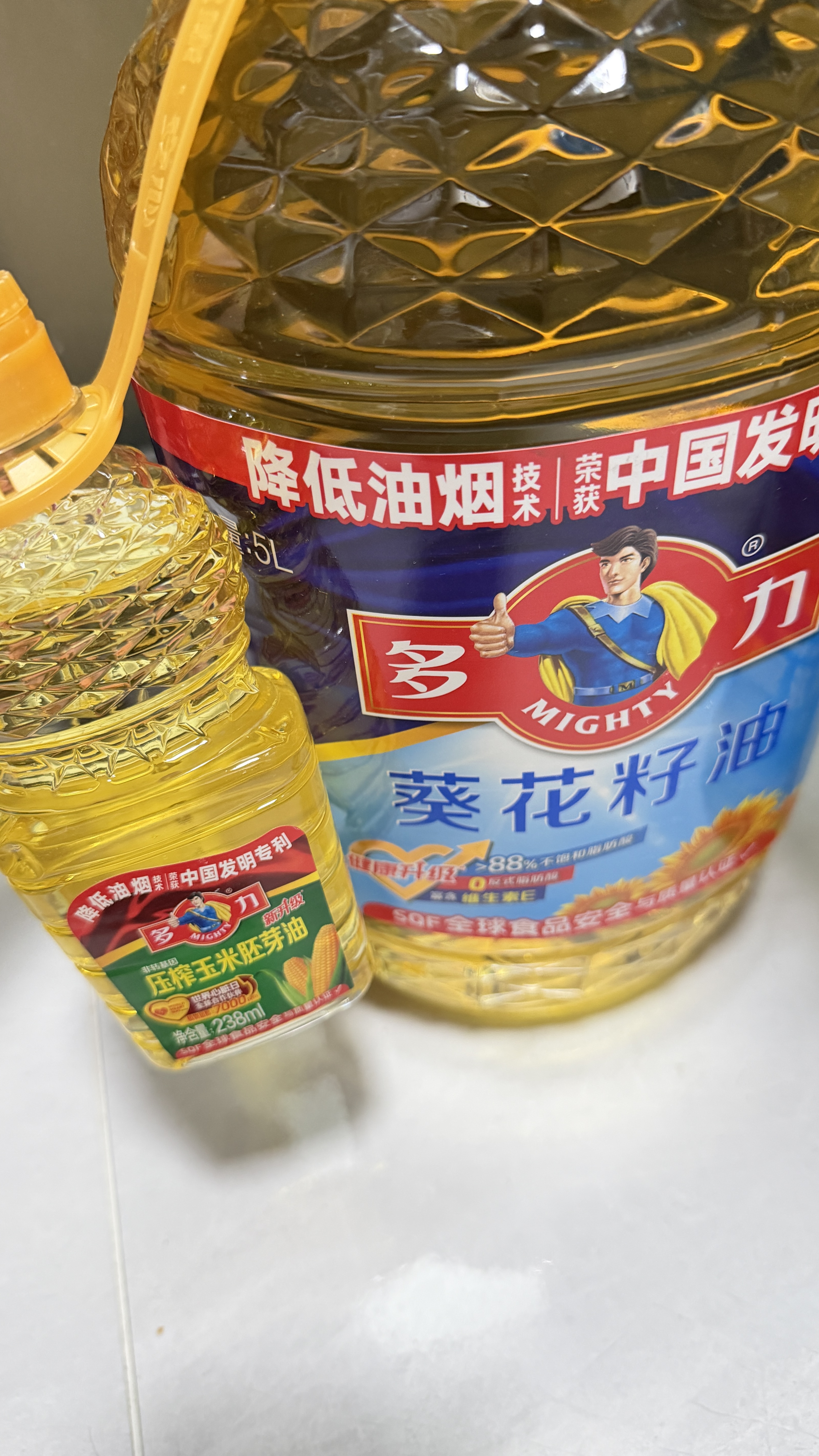 多力葵花籽油5L+238ml食用油物理压榨零反式脂肪酸 中秋送礼 企业福利 实拍图