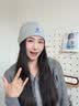 卡尔美（KELME）帽子男女秋冬季保暖户外滑雪毛线帽冷帽针织帽骑行防寒运动护耳帽 实拍图