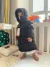 保姆鹅 儿童羽绒服宝宝短款加厚白鸭绒外套男童女童保暖防风冬[NG2637] 黑 120 实拍图