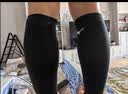 美津浓（MIZUNO）护腿套透气小腿跑步马拉松男女运动足篮球健身骑行压力束腿袜C568 实拍图