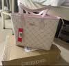 Kappa卡帕 新款正品托特包女大容量通勤单肩包百搭手提电脑包生日礼物 桃气奶芙粉中号【可放14寸电脑】 实拍图