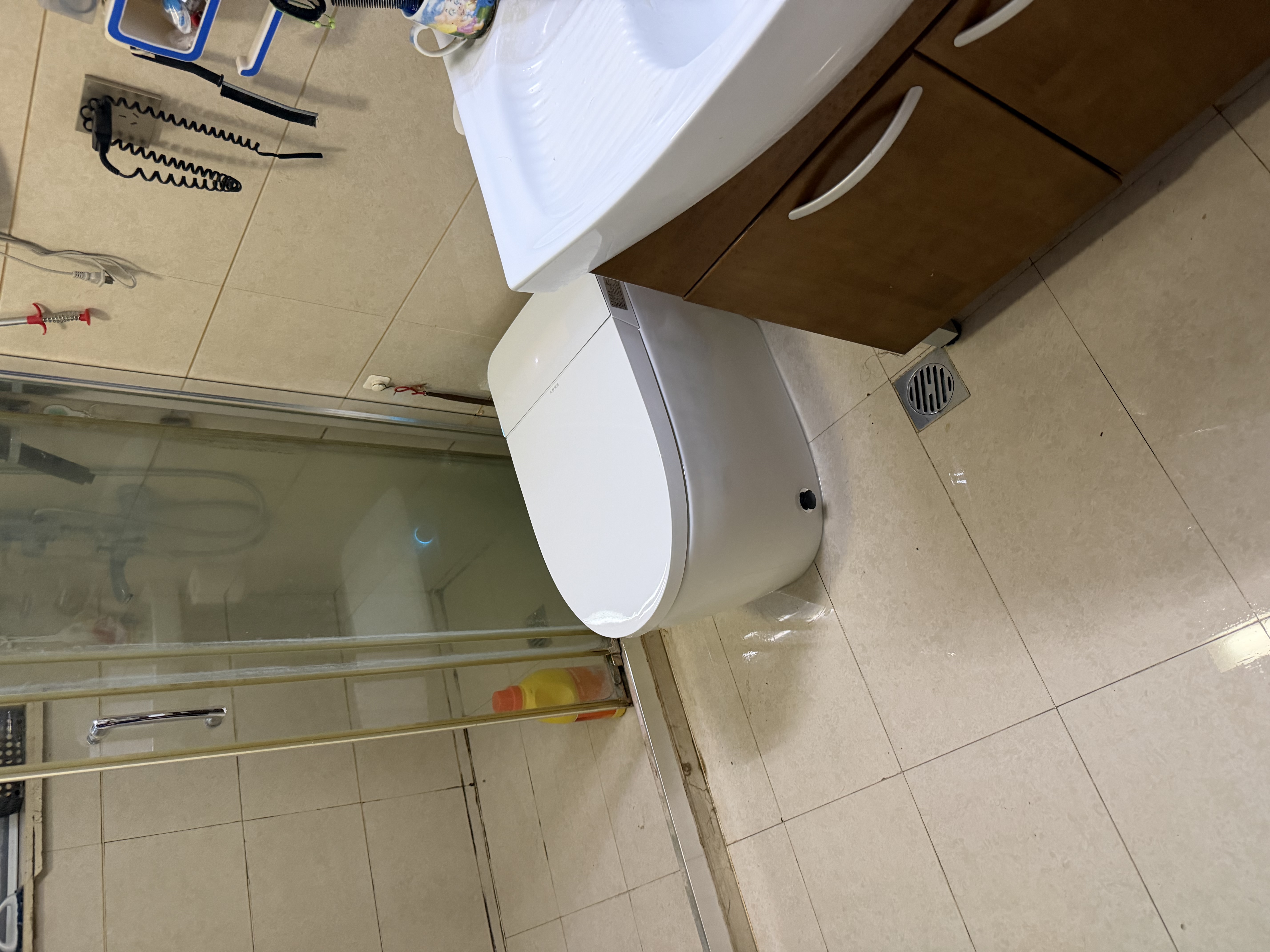九牧优选全自动S880智能马桶家用无水压限制UV杀菌香薰除臭Al语音坐便器 【标配版】UV杀菌+无线遥控+座圈加热 实拍图