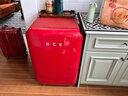 HCK哈士奇冰箱 【人气热销】107升小冰箱家用迷你单门客厅饮料冰柜1-2人冷冻冷藏两用宿舍冰箱130RDC 107L樱桃红|冷冻冷藏 实拍图