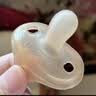 世喜安抚奶嘴0-3-6个月防胀气防龅牙新生婴儿宝宝圆头全硅胶超轻air款 实拍图