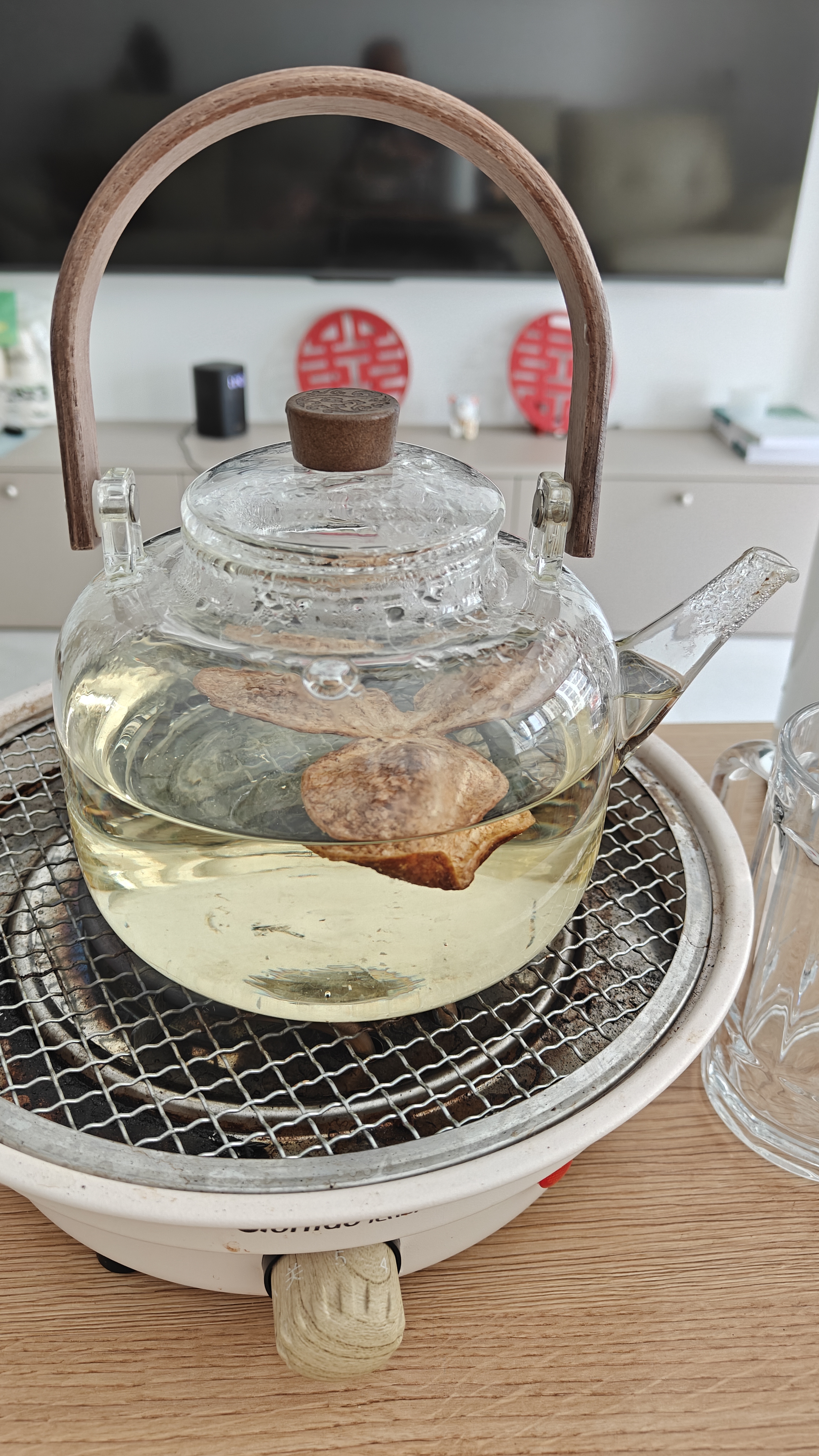 茗光茶壶玻璃煮茶壶茶水分离泡茶壶高硼硅玻璃烧水壶玻璃茶具功夫茶壶 实拍图