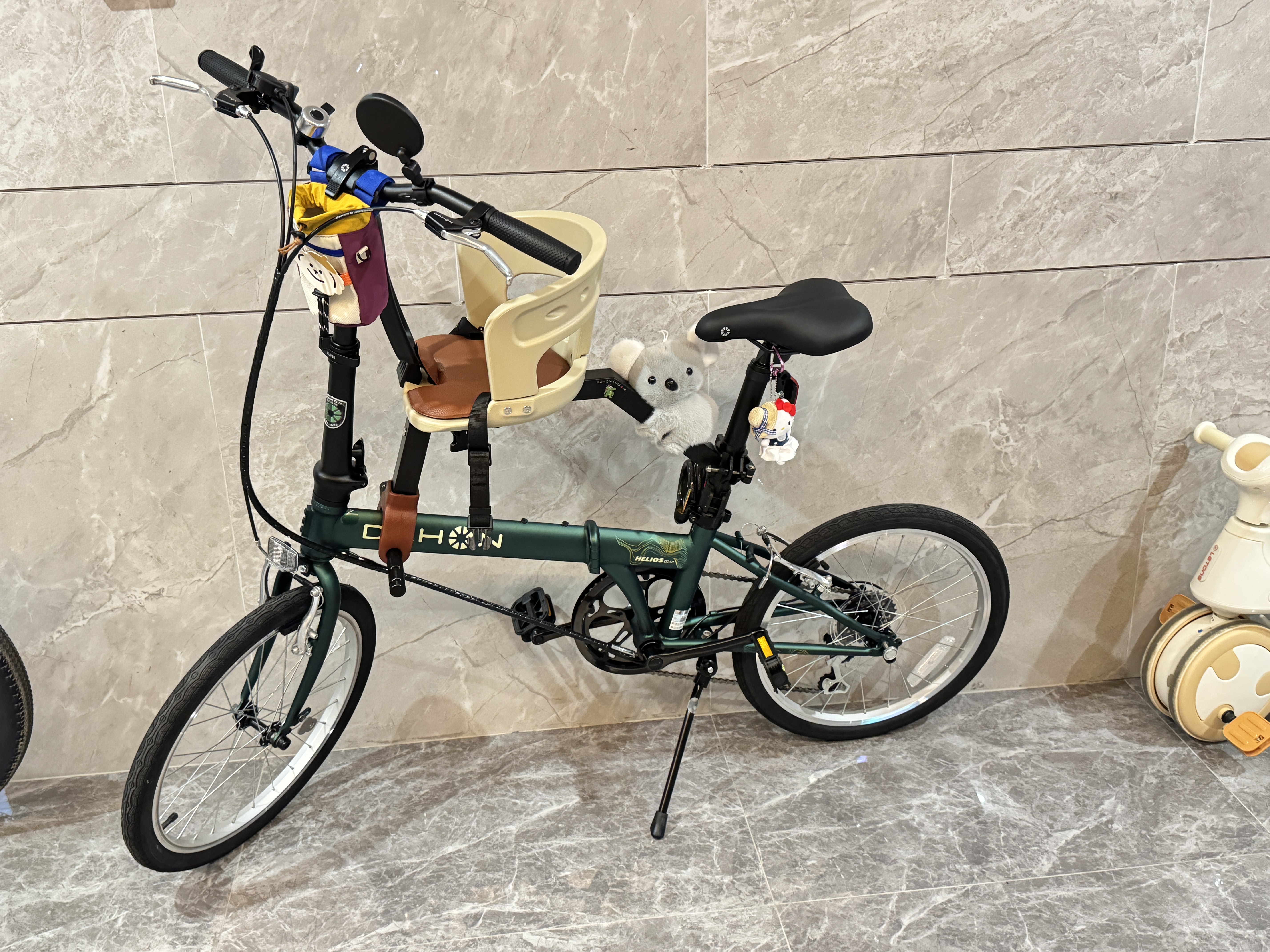 大行（DAHON） 折叠自行车锁5位密码防盗锁山地车电动车摩托车锁p8k3d5自行车配 黑色 实拍图