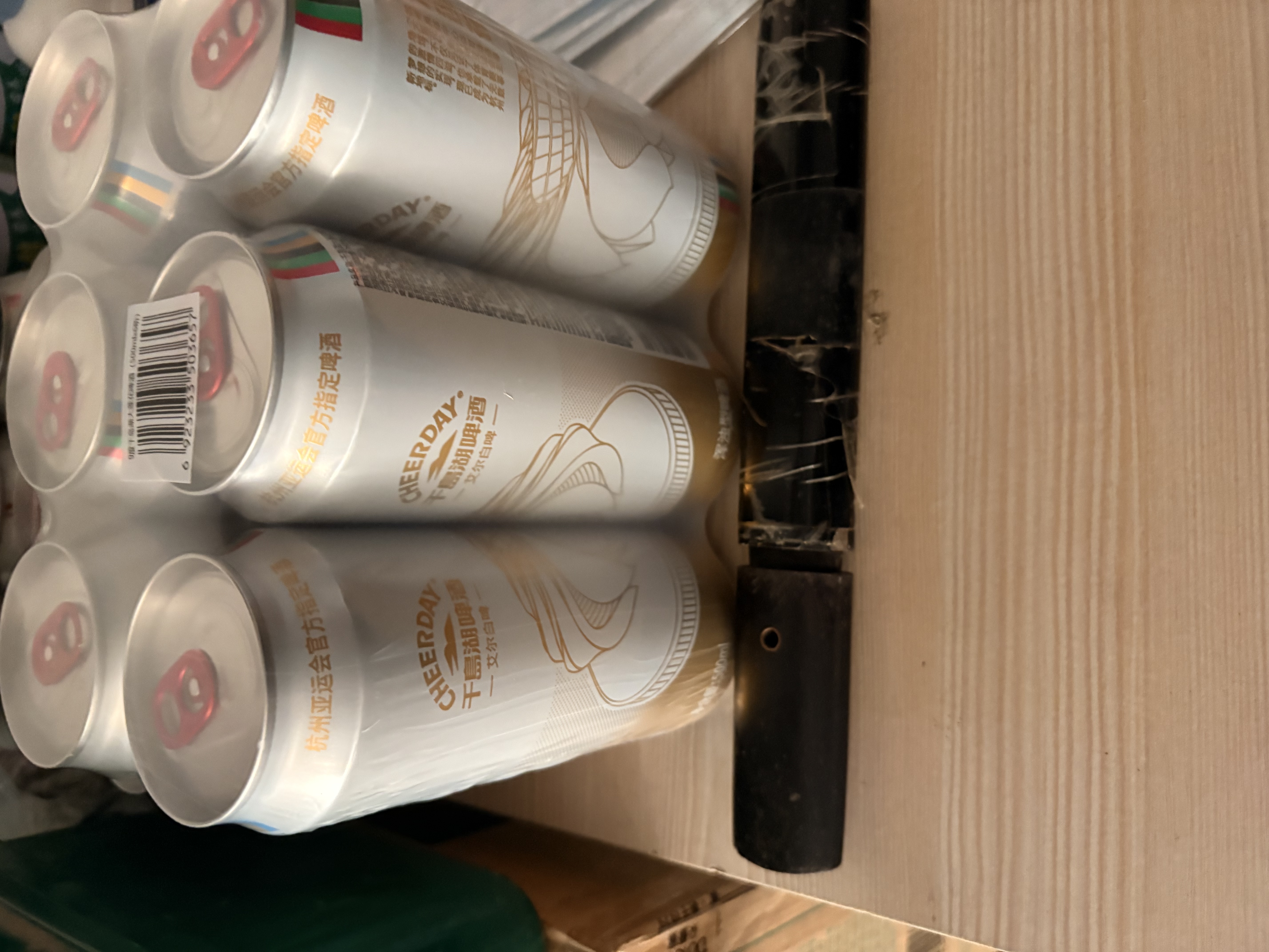千島湖啤酒（CHEERDAY）大莲花小麦精酿白啤500ml*12罐整箱装 亚运纪念款艾尔风味 实拍图