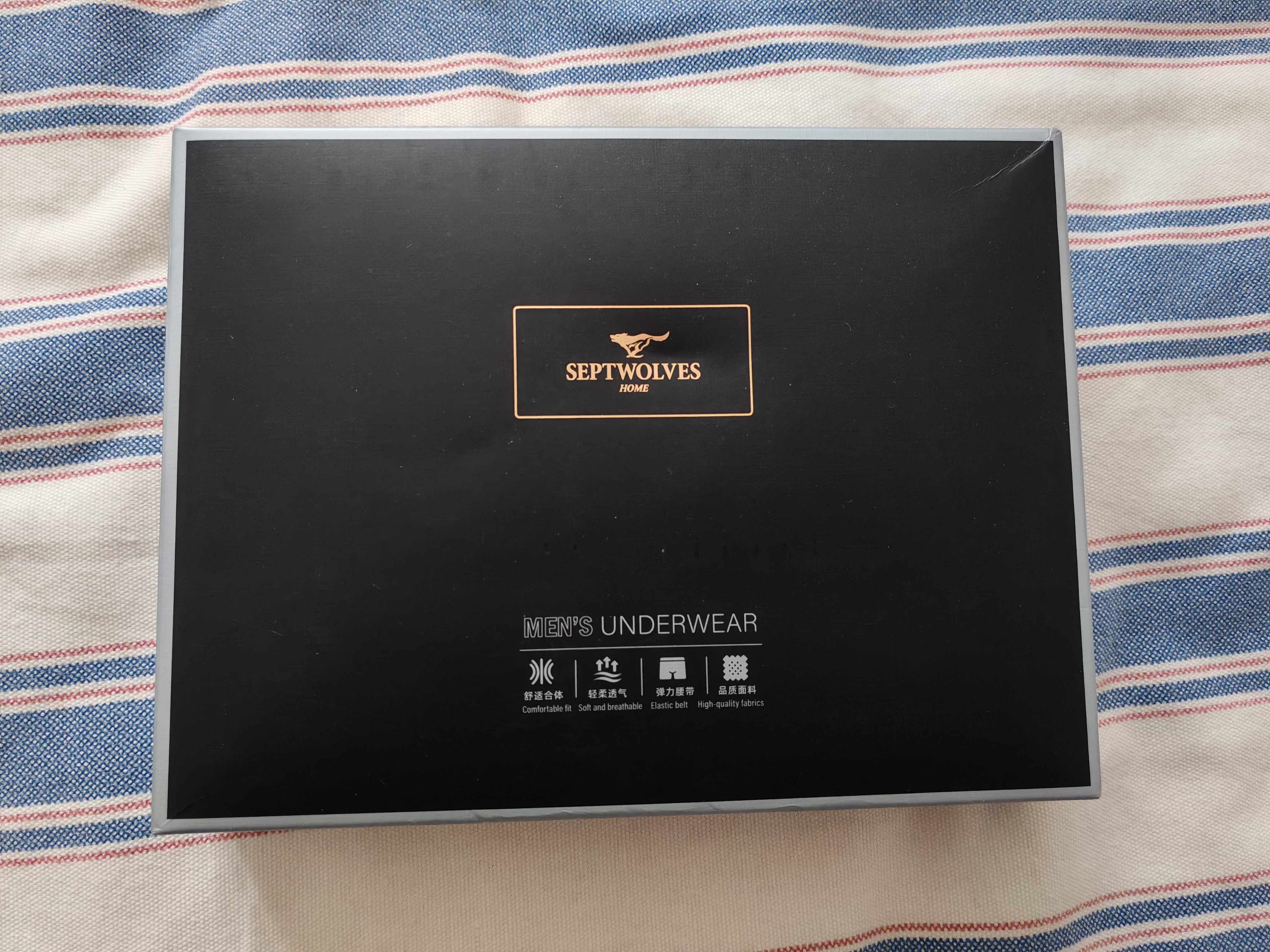 七匹狼10A抗菌内裤男三角纯棉大弹力内裤裤衩透气100%棉舒适运动裤头 实拍图