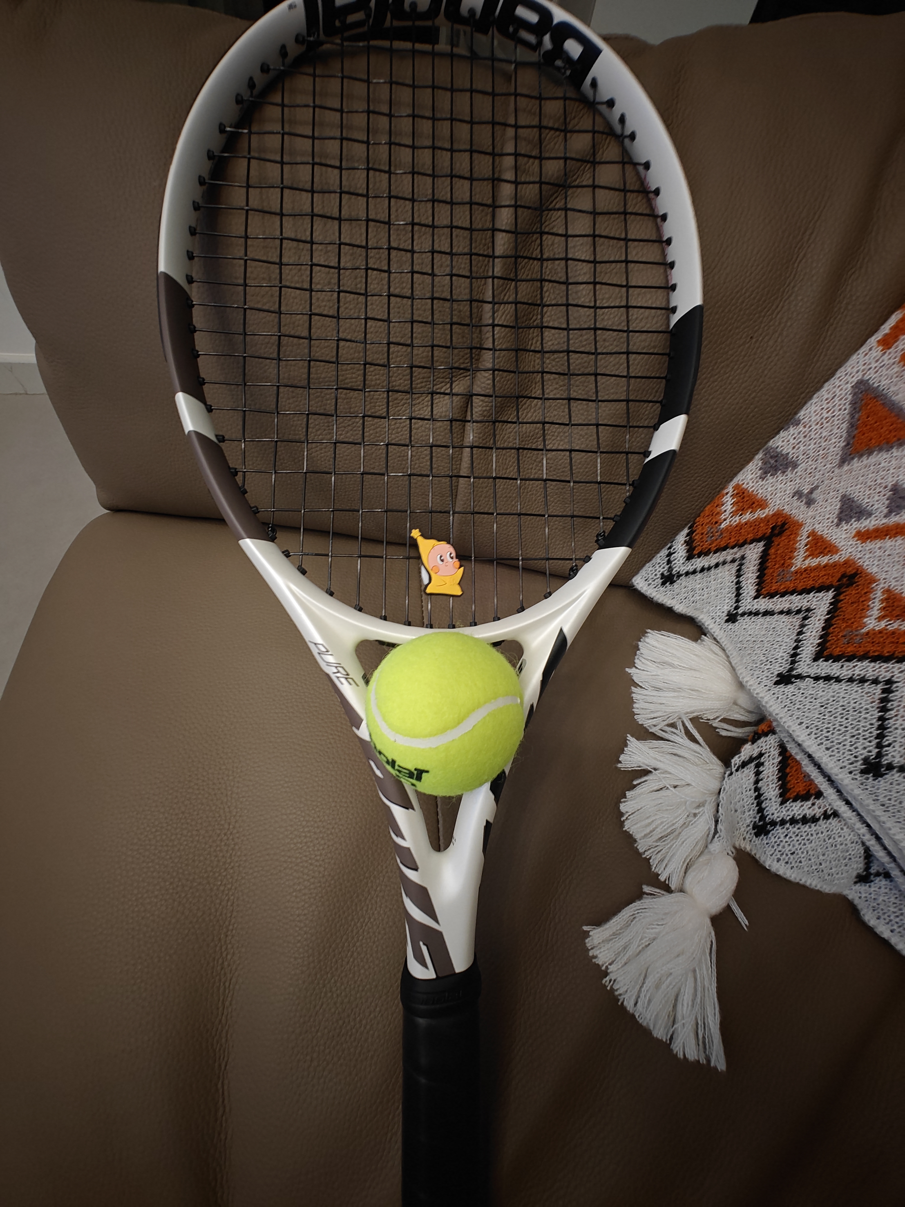 百保力（Babolat）2026款温网系列百宝力网球拍全碳素PD李娜专业网球拍【已穿线】 实拍图