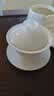 京红运真裸价·冰种玉瓷三才盖碗陶瓷茶杯茶具白瓷泡茶器 实拍图