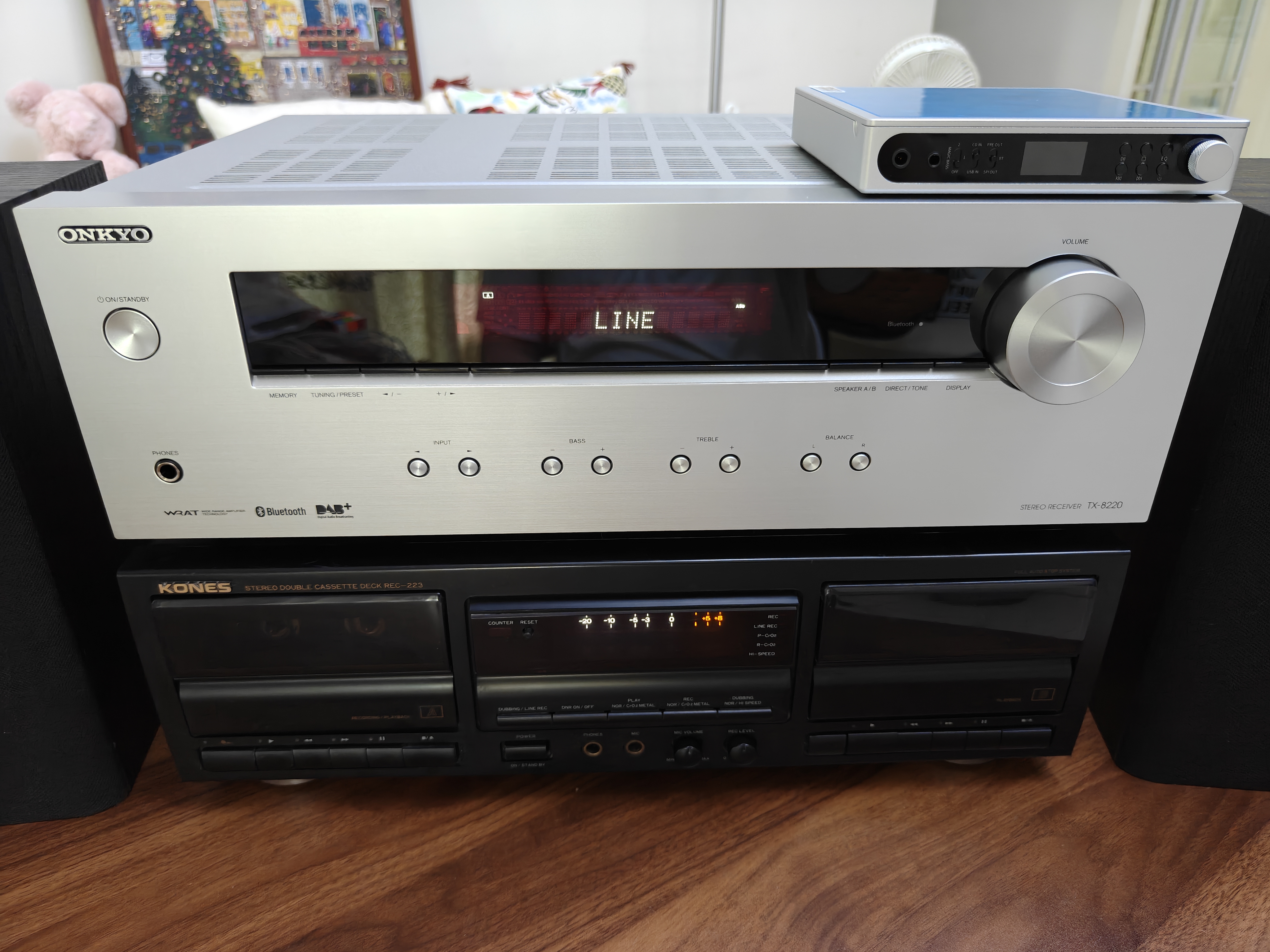 ONKYO安桥TX-8220功放音箱音响HiFi发烧音乐功放机进口入门蓝牙数字输入2.1声道立体声 实拍图