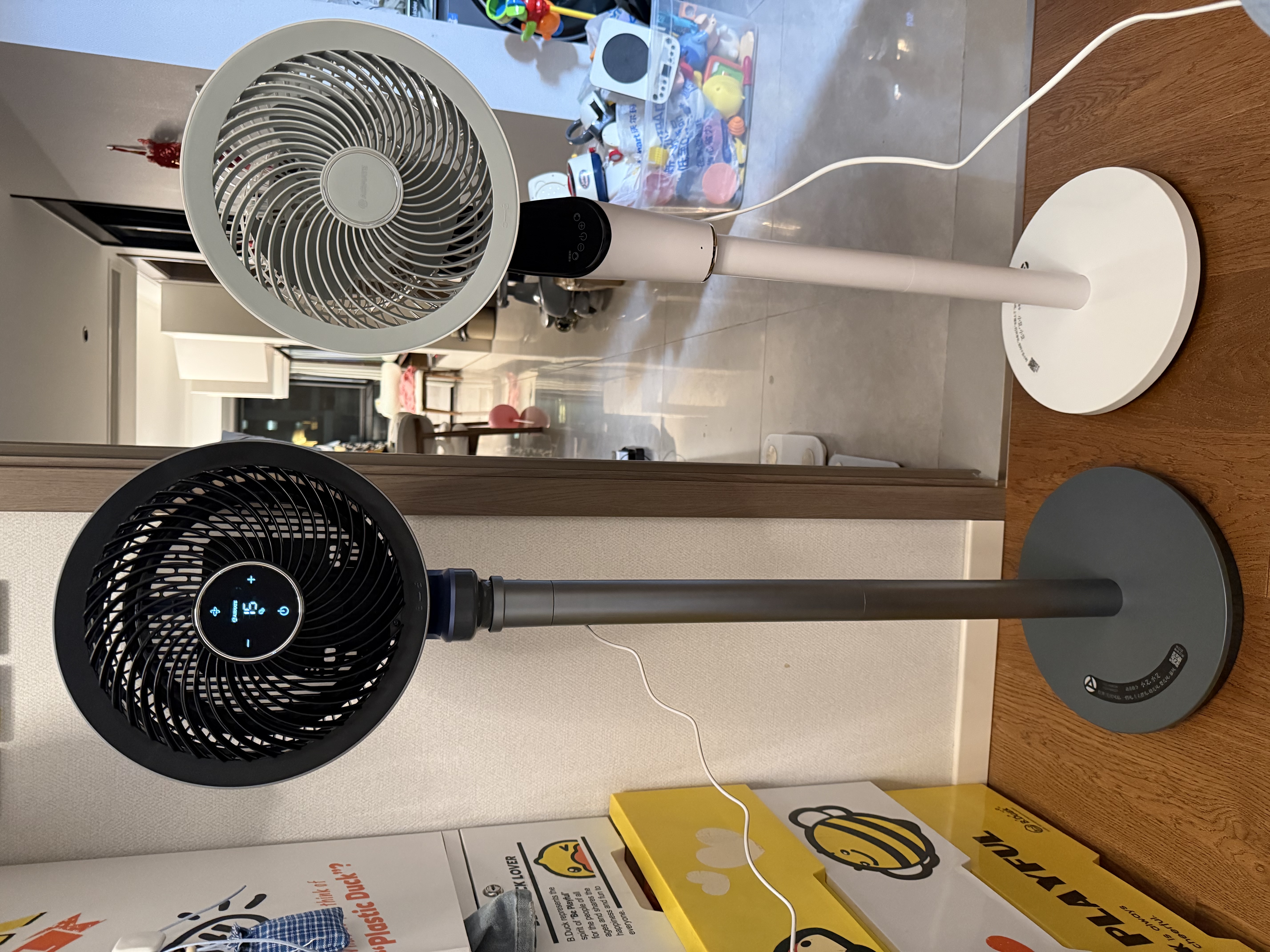 艾美特（AIRMATE）【天鹅MAX】空气循环扇直流变频家用大风力电风扇卧室轻音一级能效负离子净化语音落地扇 SRDI151 实拍图