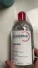 贝德玛（BIODERMA）粉水敏感肌洗卸温和不伤肤卸妆水500ml 实拍图