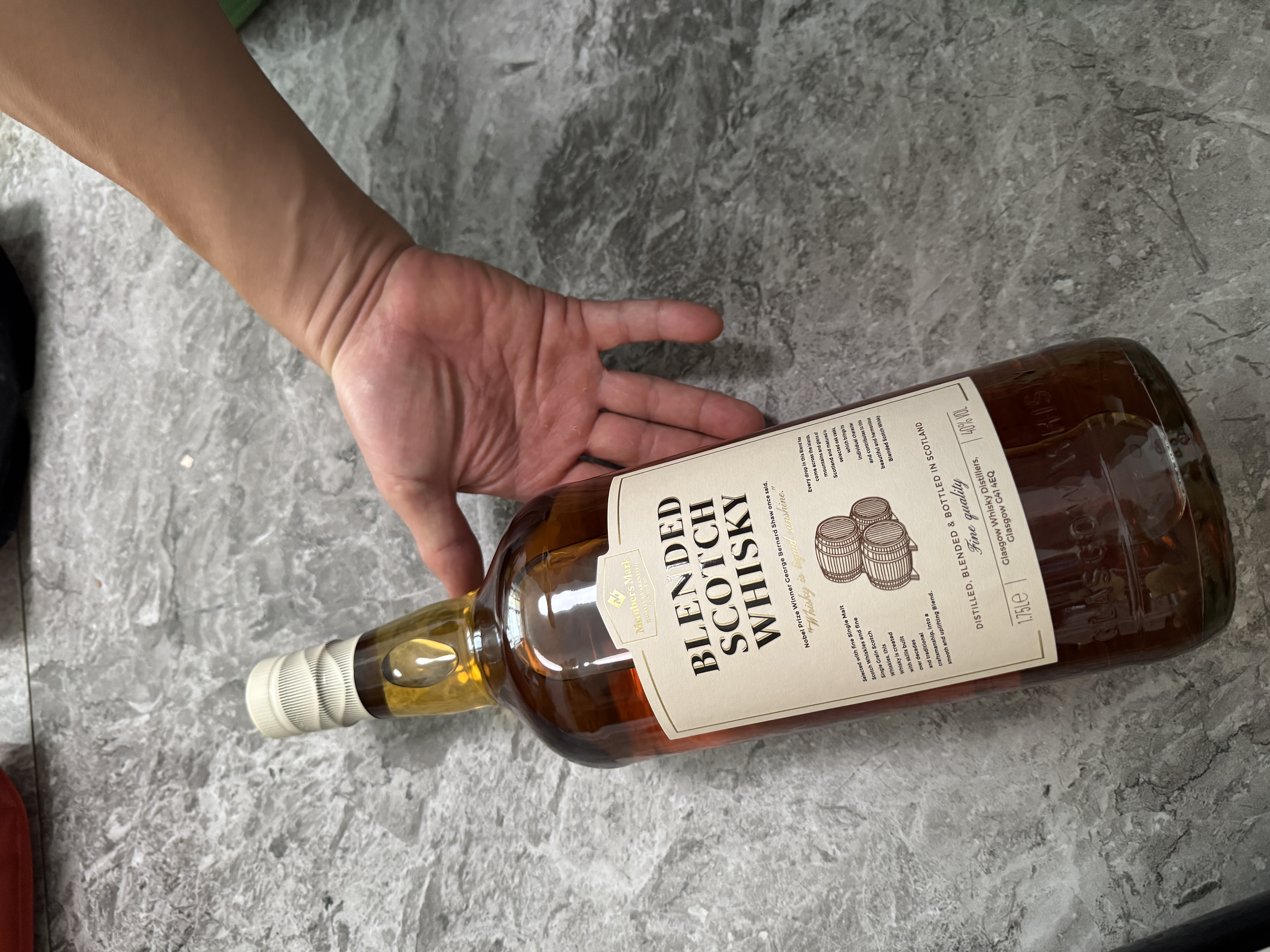 Member's Mark 英国进口 苏格兰调配威士忌 1.75升 1.75L 实拍图