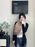 ELLE100%绵羊毛围巾女秋冬季保暖时尚提花围脖披肩送礼教师节礼盒装 实拍图