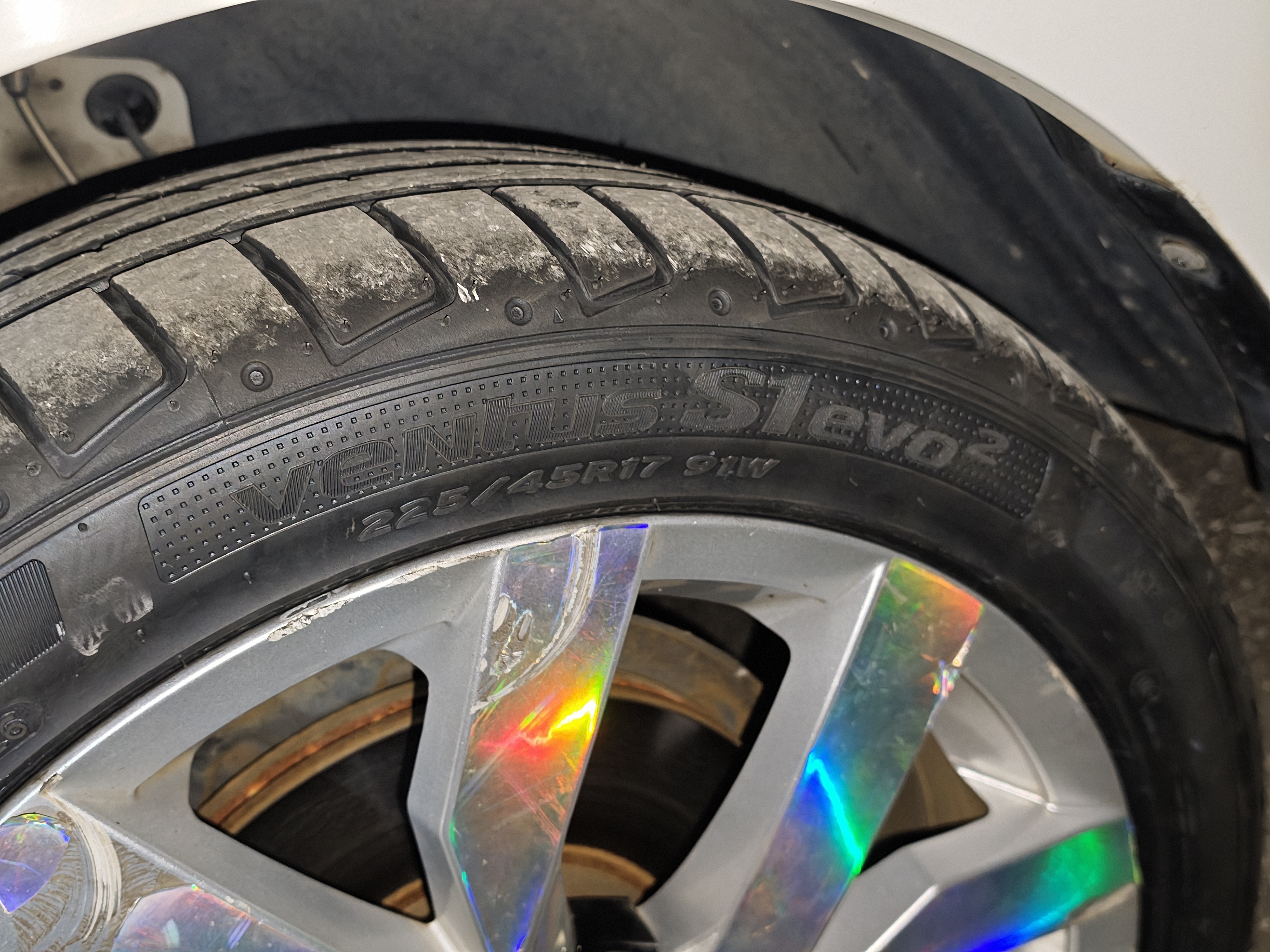 韩泰（Hankook）汽车轮胎 225/45R17 91W K117 原配奥迪A3/高尔夫/朗逸/明锐 实拍图
