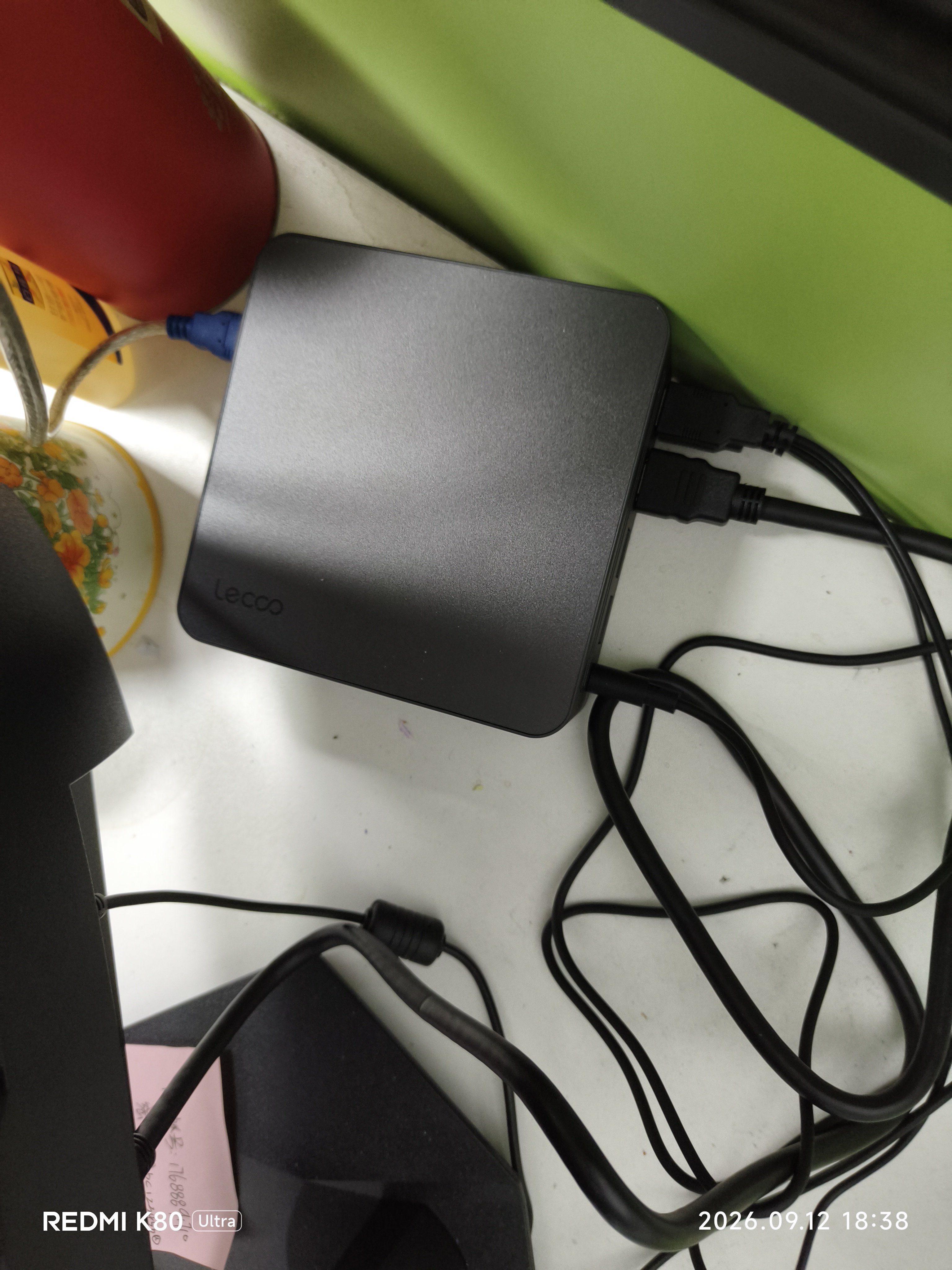 来酷（Lecoo）MINI主机联想商务办公AI迷你台式机电脑(R5-7430U 16G内存 512GB SSD正版win11)国家补贴 实拍图