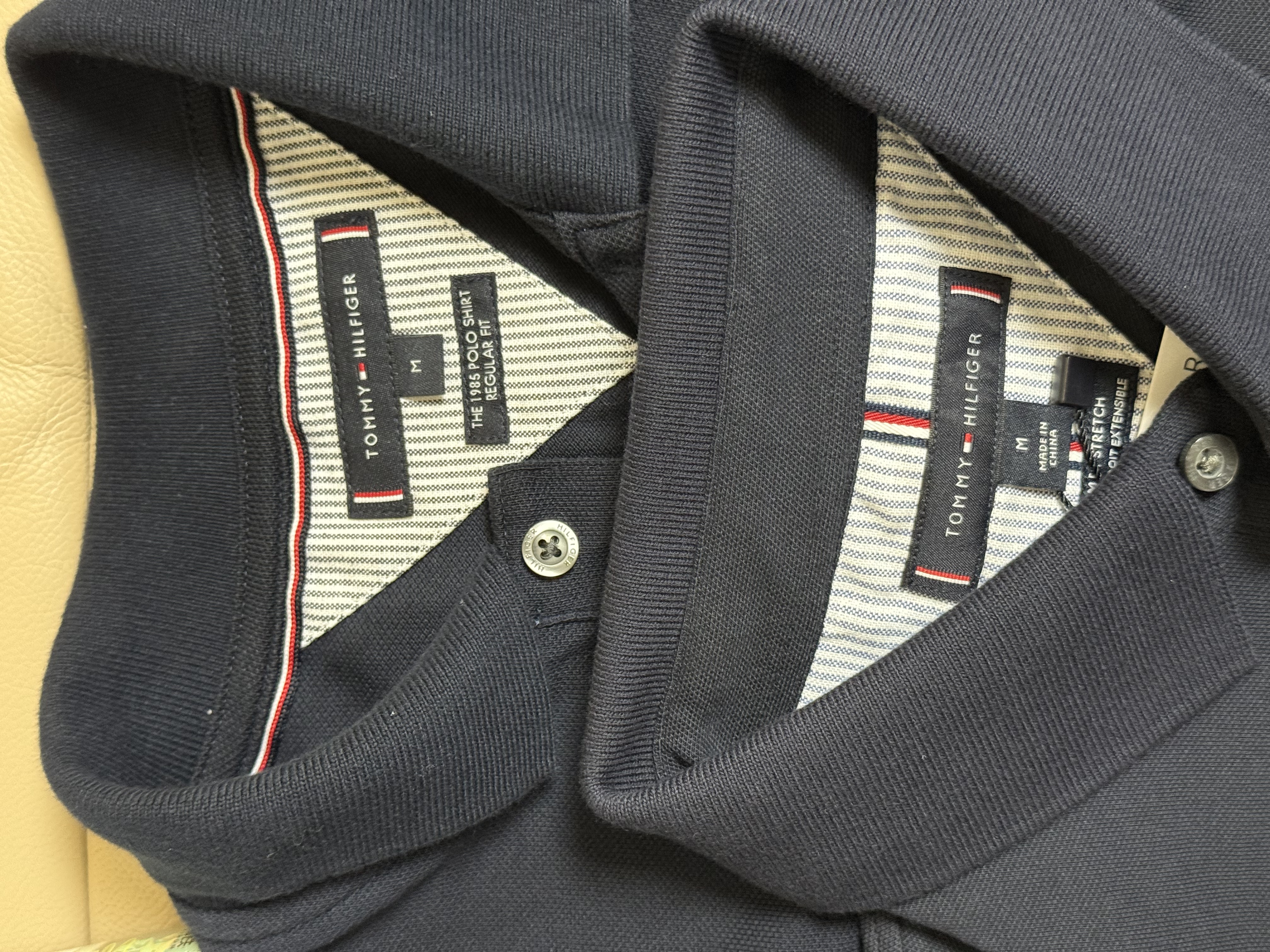 Tommy Hilfiger【纯色修身】26春夏男装珠地棉商务休闲短袖T恤POLO 深海藏青 M 实拍图