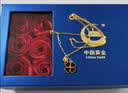中国黄金（CHINA GOLD）四叶草黄金项链女足金吊坠2026新款生日礼物送女友老婆结婚纪念日 【全国八大仓】足金吊坠+18K金链 实拍图