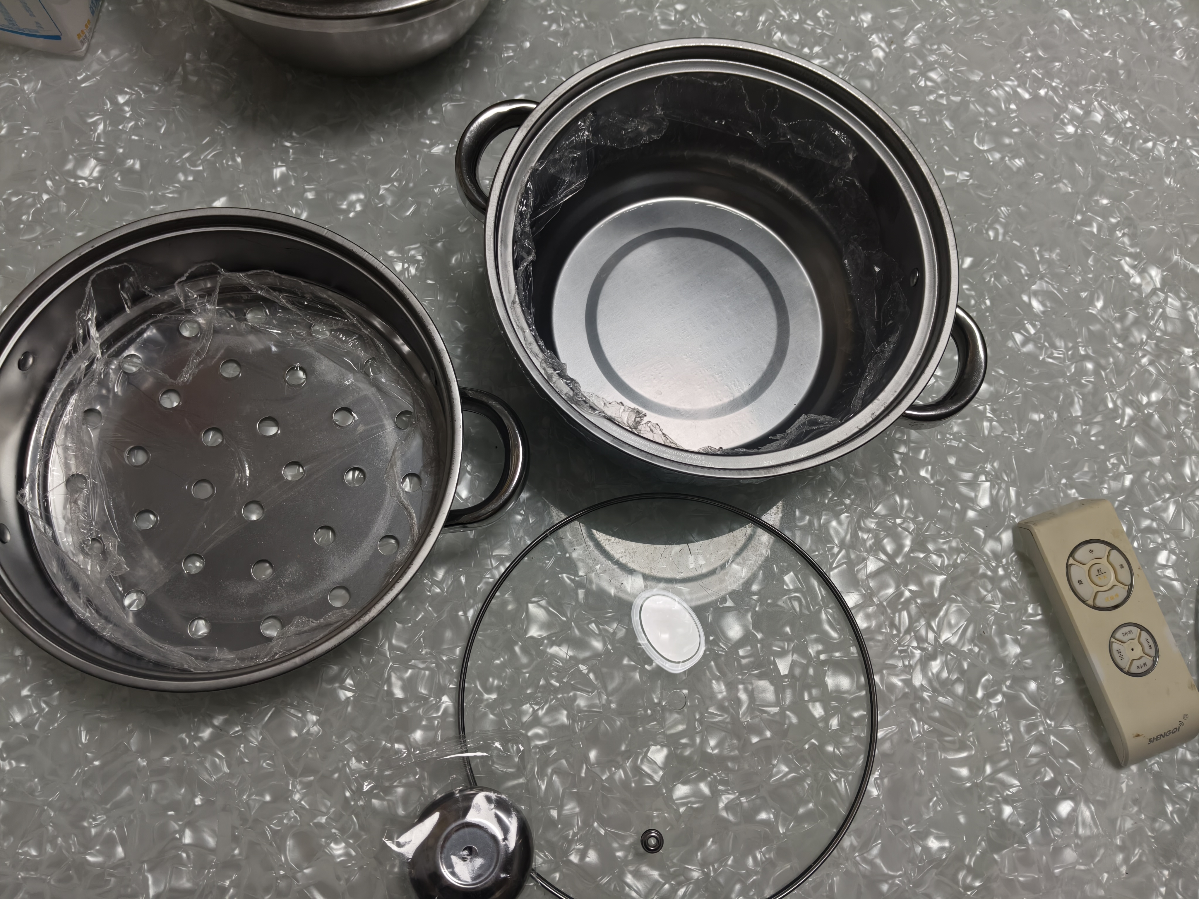 双层蒸锅不锈钢上蒸下煮蒸包子煮面条锅电磁炉燃气灶通用汤锅蒸笼 不锈钢本色 2层 20cm 实拍图