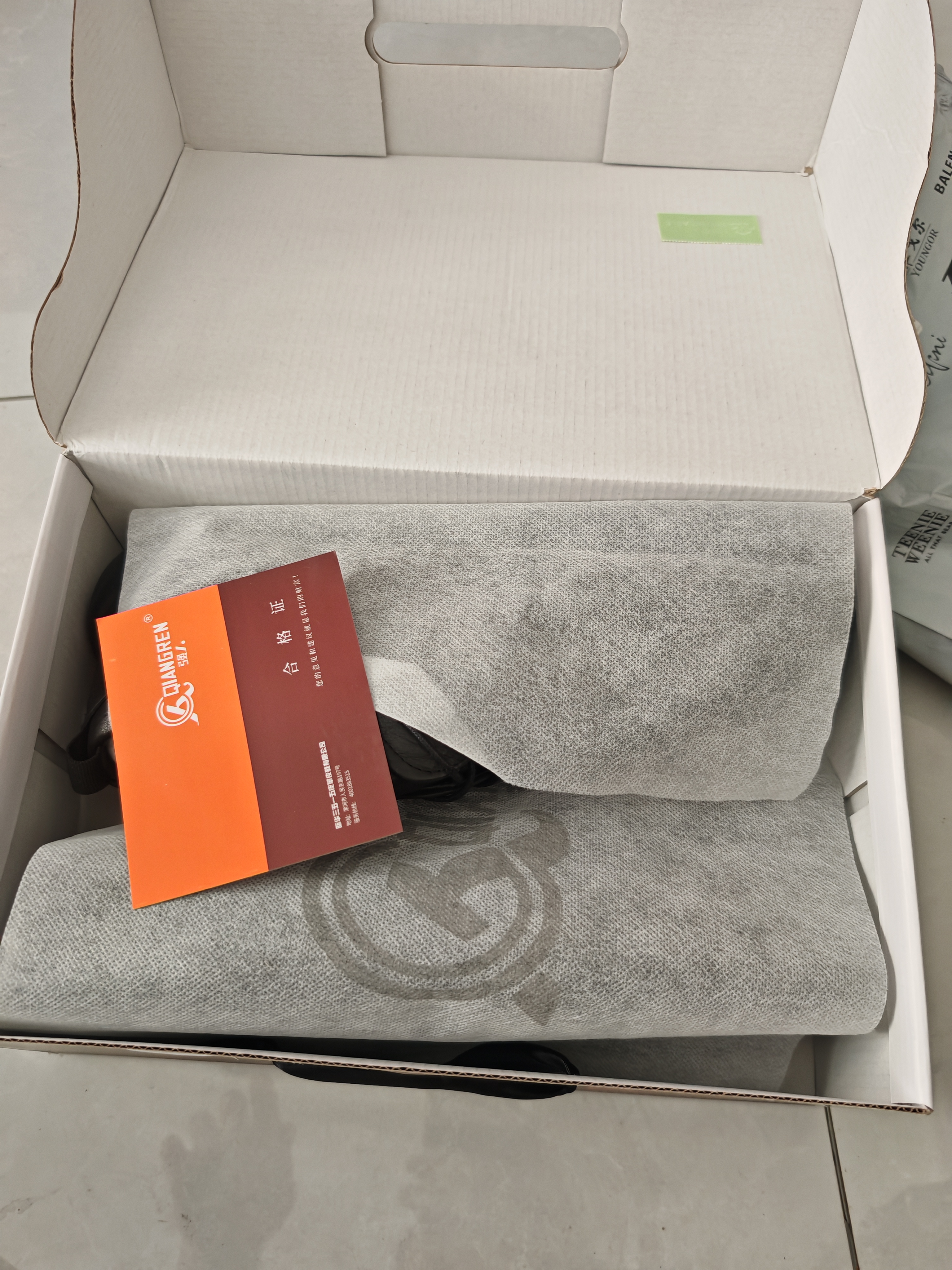 强人商务休闲男鞋头层牛皮加大码宽楦皮鞋不易挤脚 JDA87579 黑 47码 实拍图