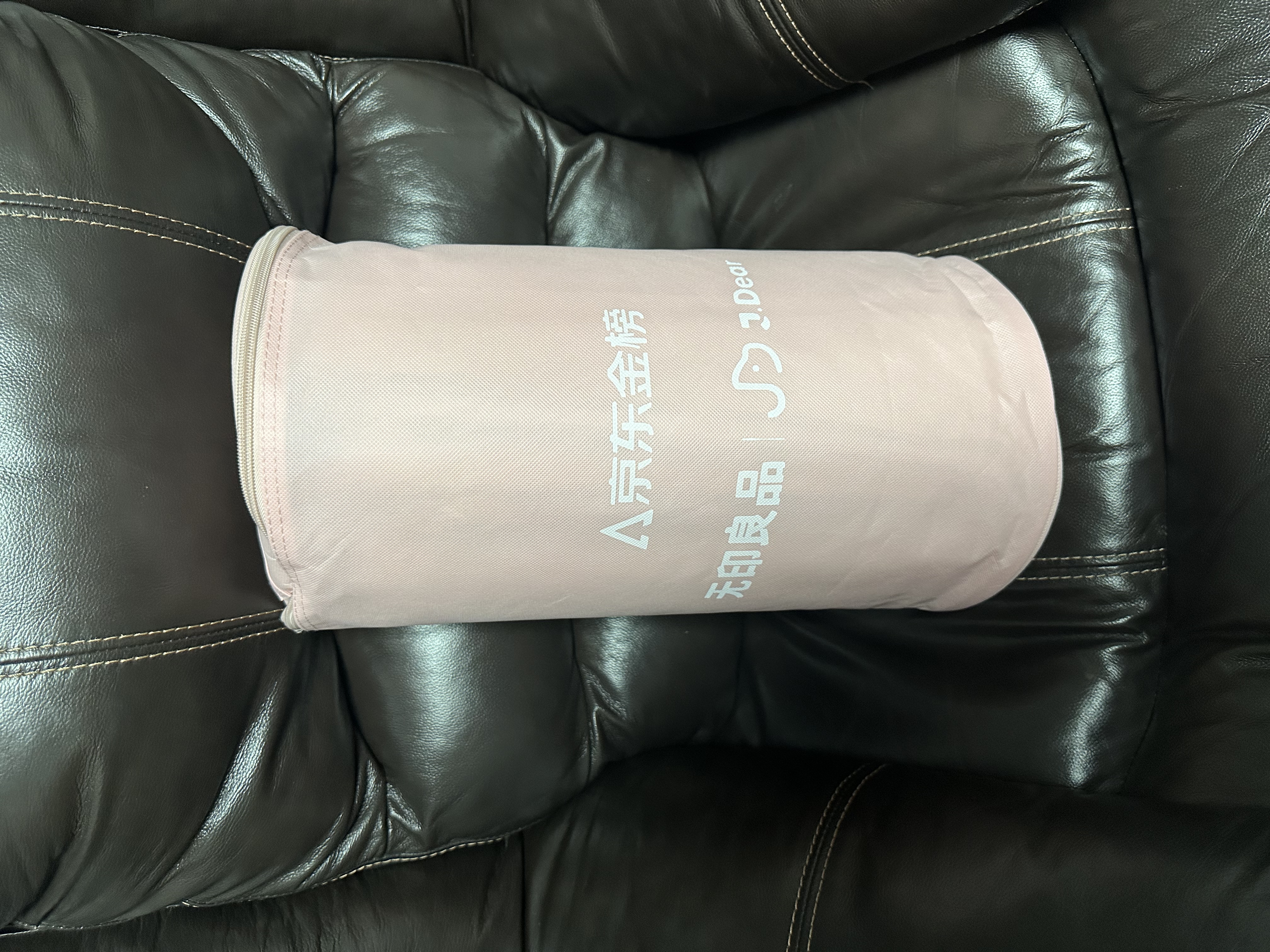 无印良品×JDear京东联名 麻上系列天然棉麻四季被A类抗菌150*200cm3斤 实拍图