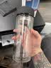 富光双层玻璃杯 泡茶杯茶水分离杯子 高硼硅玻璃水杯商务男女士290ML 实拍图