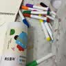 美乐童年儿童水彩笔12色巨可水洗绘画画笔小学生幼儿园无毒锥头彩笔 实拍图