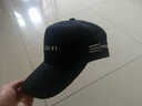 七襄 棒球帽男女士春秋户外休闲帽子情侣款鸭舌帽纯色可调节遮阳帽 黑色 实拍图