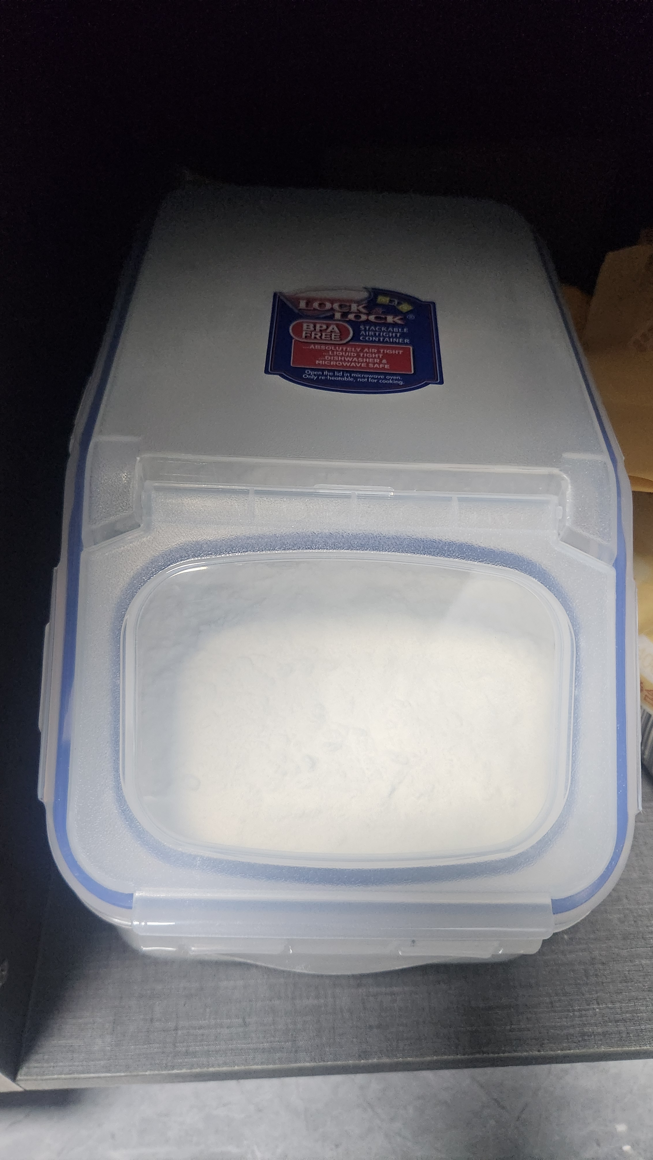 乐扣乐扣（LOCK&LOCK）塑料米桶保鲜盒套装储物杂粮干货罐储物箱12L+5L 2件套 实拍图