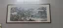 墨绰宝地福居山水画靠山图客厅装饰画办公室挂画沙发背景墙画茶室壁画 宝地福居A1 215*95cm红木色实木框+宣纸锦绫装裱+有机玻璃 实拍图