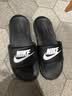 耐克NIKE男子拖鞋一字VICTORI休闲鞋CN9675-002黑42.5 实拍图