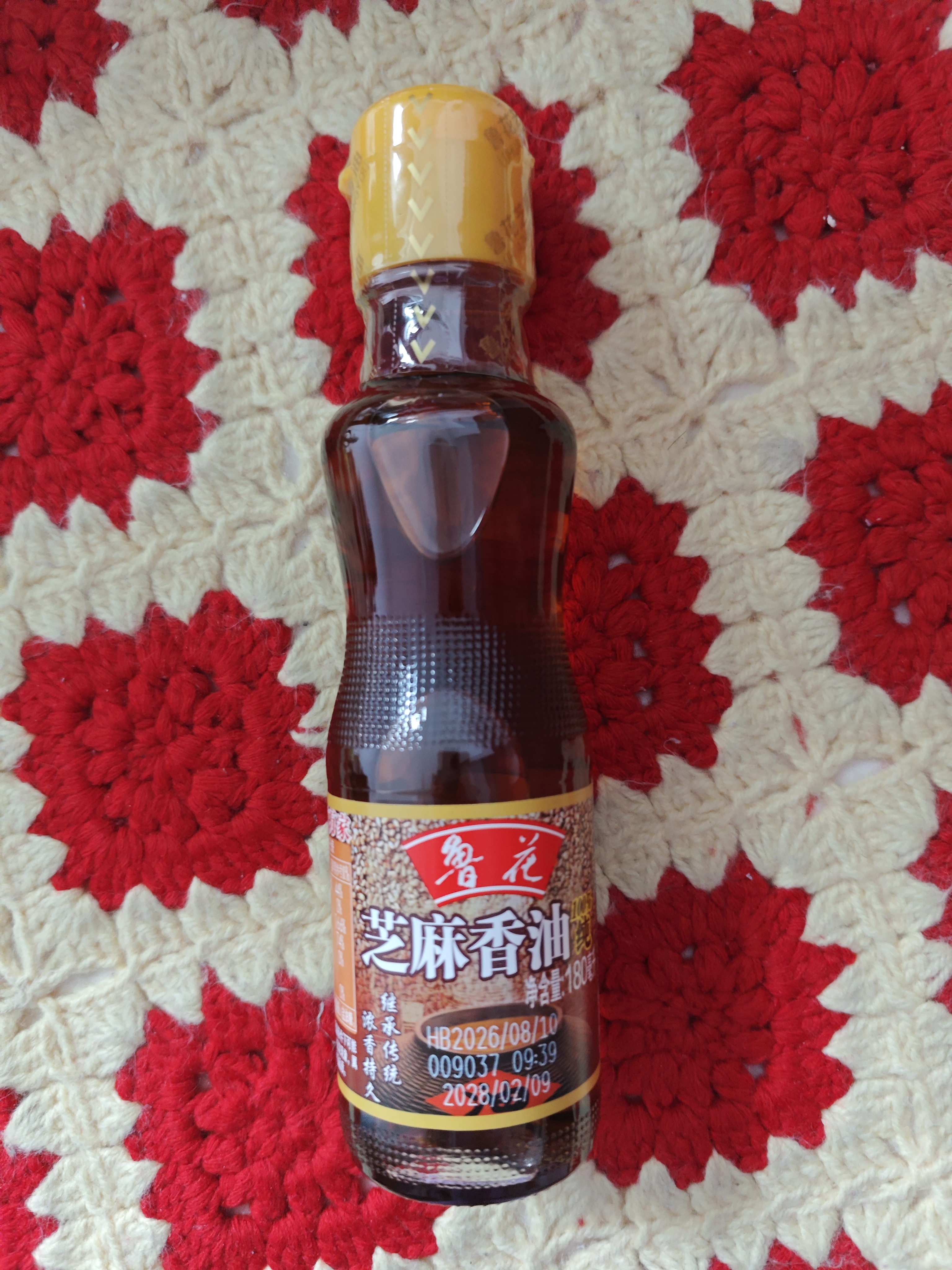 鲁花 食用油 调味品 芝麻香油 180ml 芝麻油 实拍图