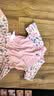 361°儿童泳衣女童女孩连体裙式平角游泳衣中大童舒适透气泡温泉泳装 实拍图