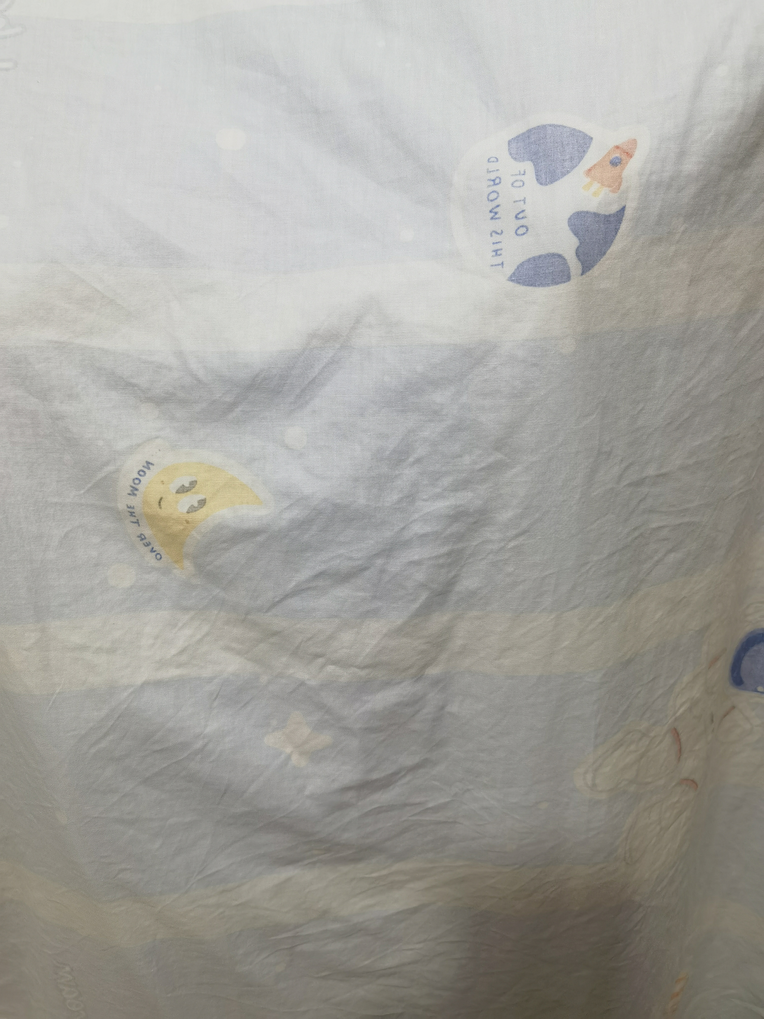 水星家纺被套纯棉100%全棉婴幼儿A类抑菌被罩单件床上用品被褥套200x230cm 实拍图