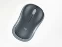 罗技（Logitech）M185鼠标 无线鼠标 办公鼠标 对称鼠标 黑色灰边 带无线2.4G接收器 实拍图
