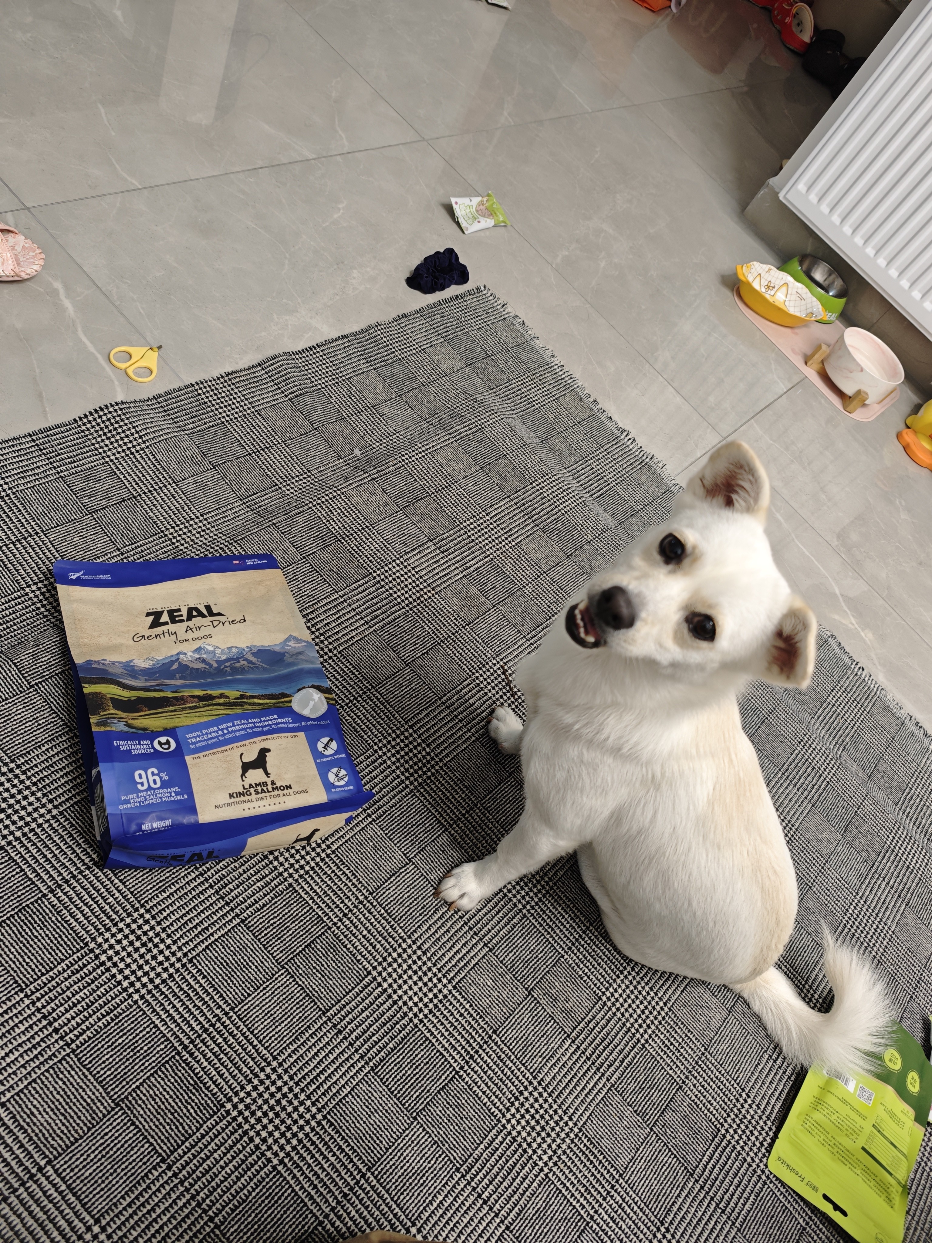 ZEAL风干狗粮羊肉帝王鲑960g袋装 幼犬成犬中大型犬粮新西兰原装进口 实拍图
